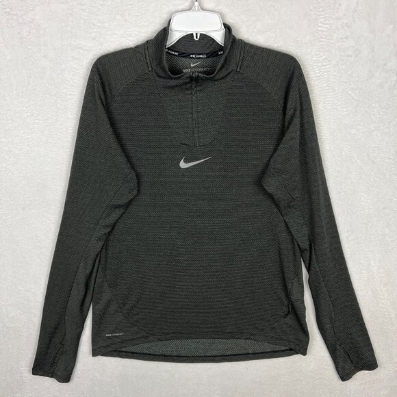 Nike Men's Aeroreact Half-Zip Long Sleeve Training Jacket Blue Large MSRP $130 - Picture 8 of 9